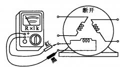 电机断路怎么检查，定子绕组短路断路检查