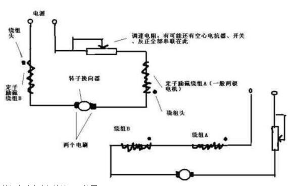 单相串励电念头接线220伏方法图